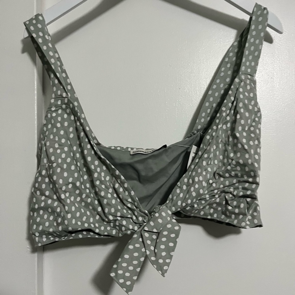 Polka dot matching top